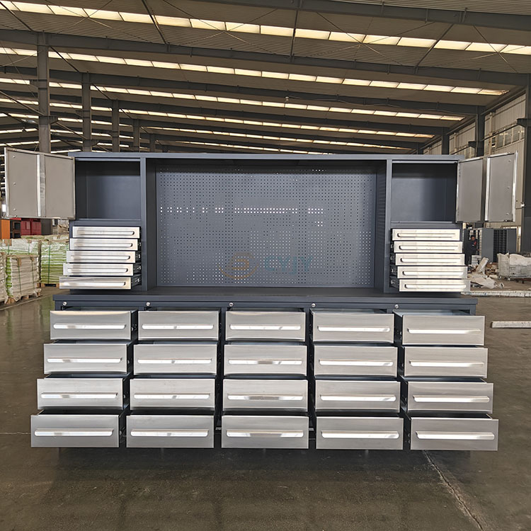 30 Drawer Stainless Steel Workbench