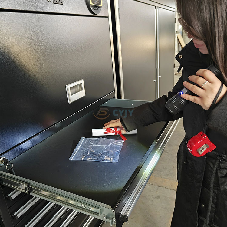 Black Spray Painted Heavy duty Tool Cabinet