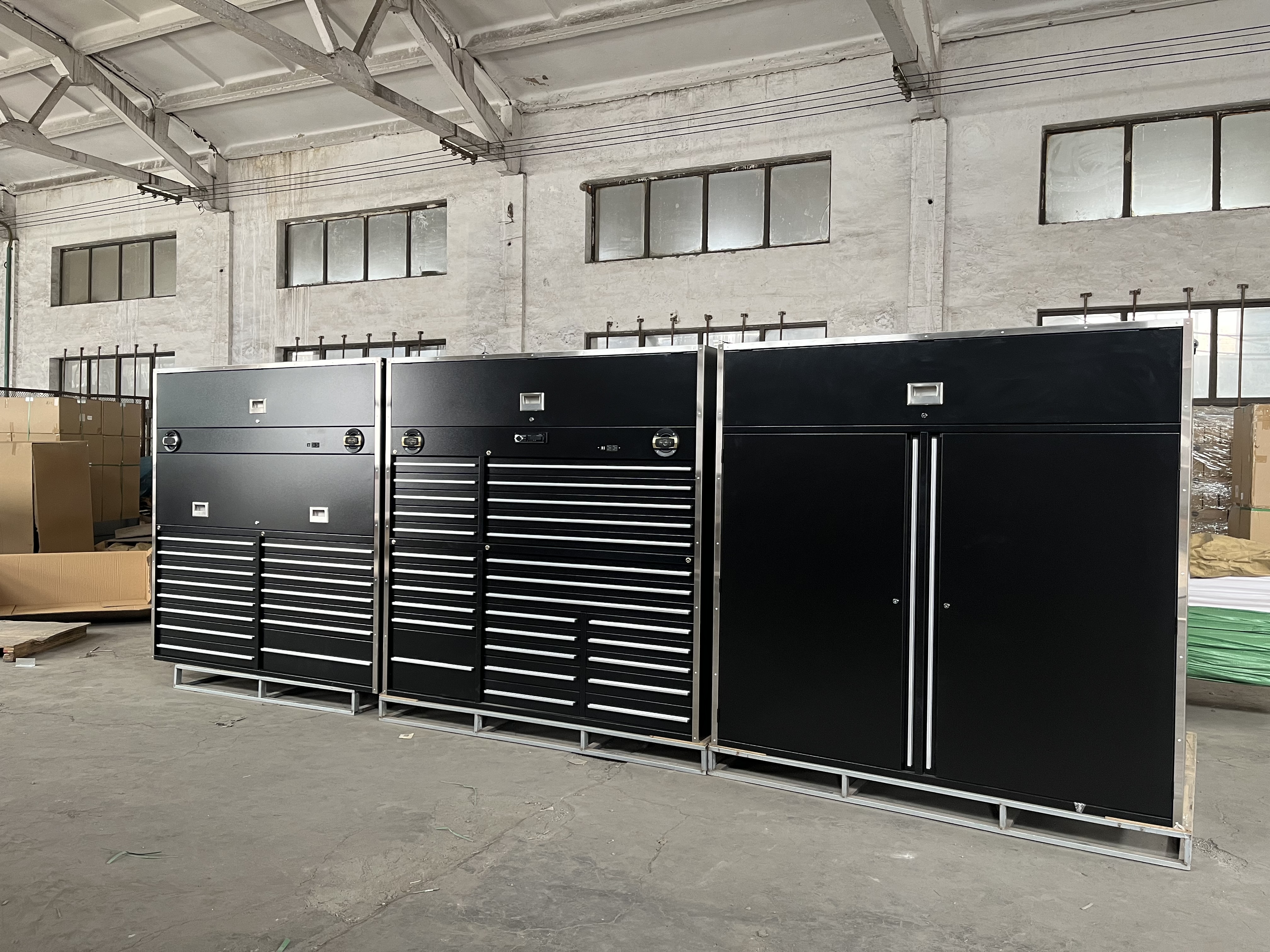 Blue Garage Cabinet Combination