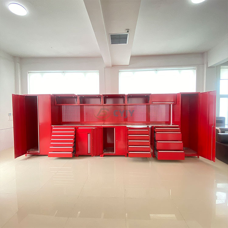 Red Tool Garage Cabinet