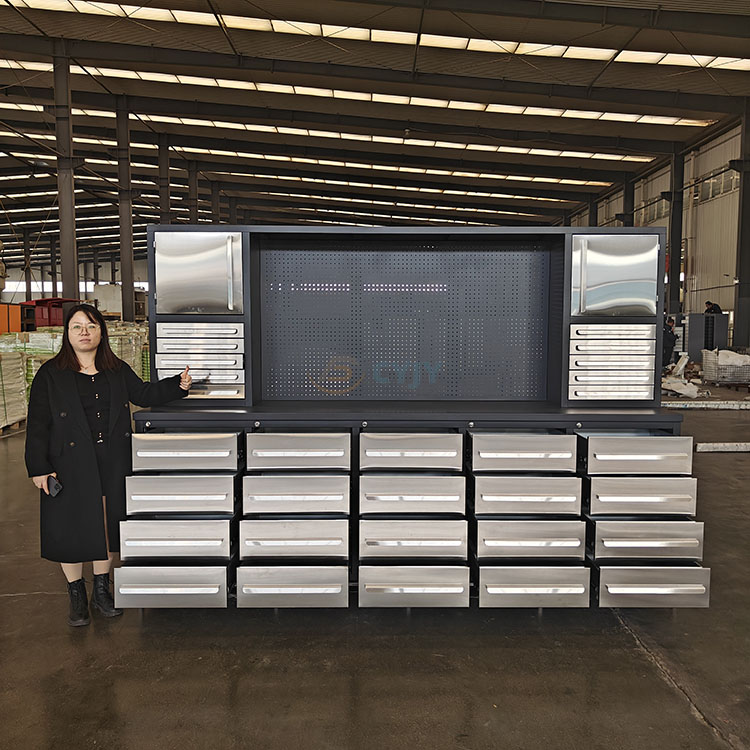 30 Drawer Stainless Steel Workbench